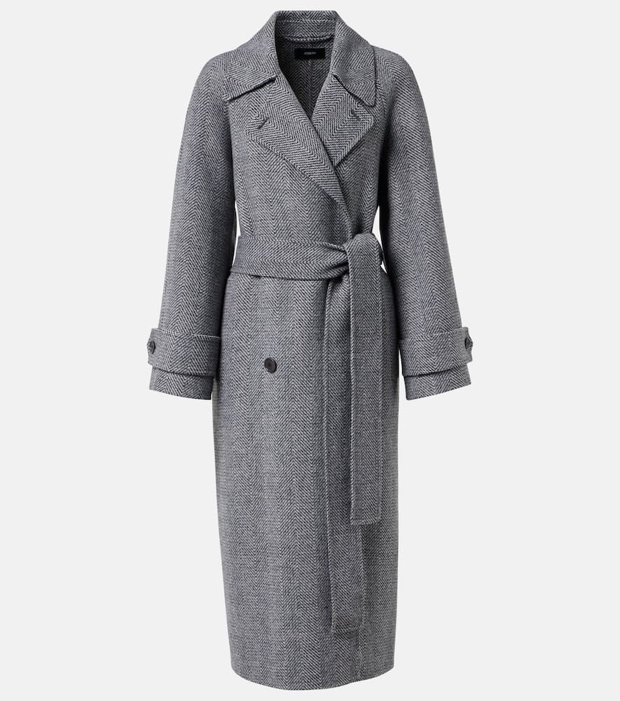 Joseph New Navarre Virgin Wool Coat In Multi