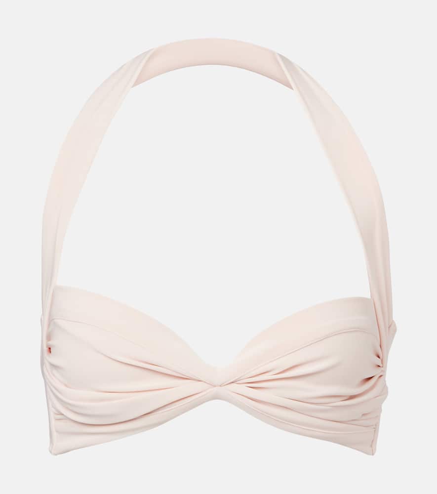 Ruched bikini top