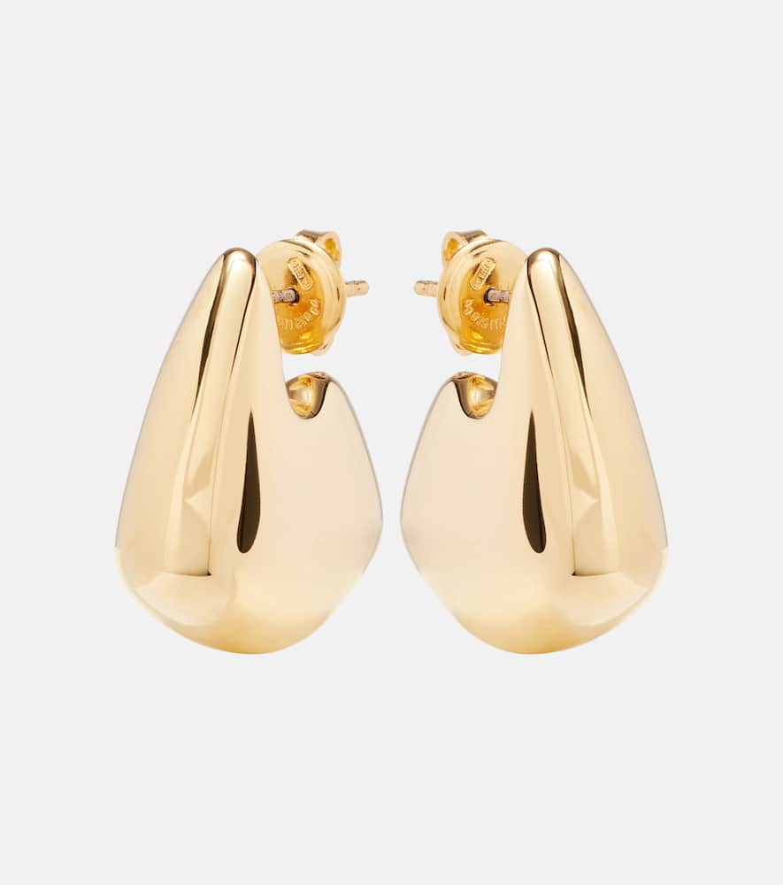 Bottega Veneta Drop Small Gold-plated Earrings In Gold