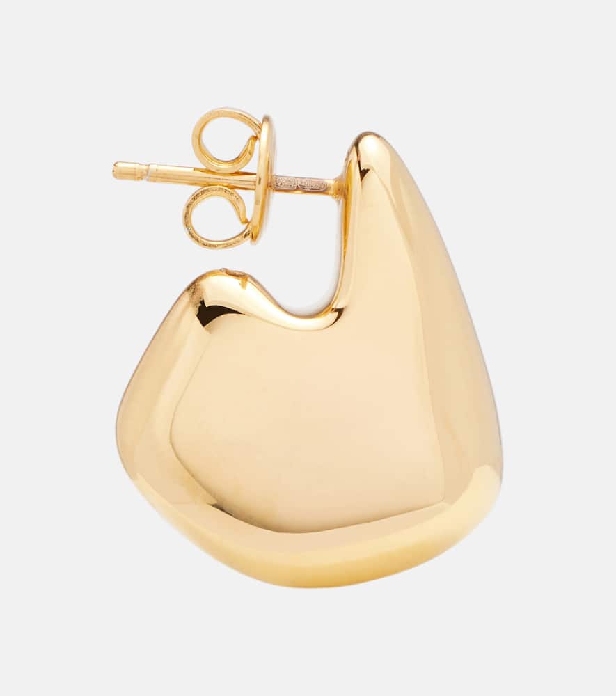 Bottega Veneta Drop Small Gold-plated Earrings In Gold
