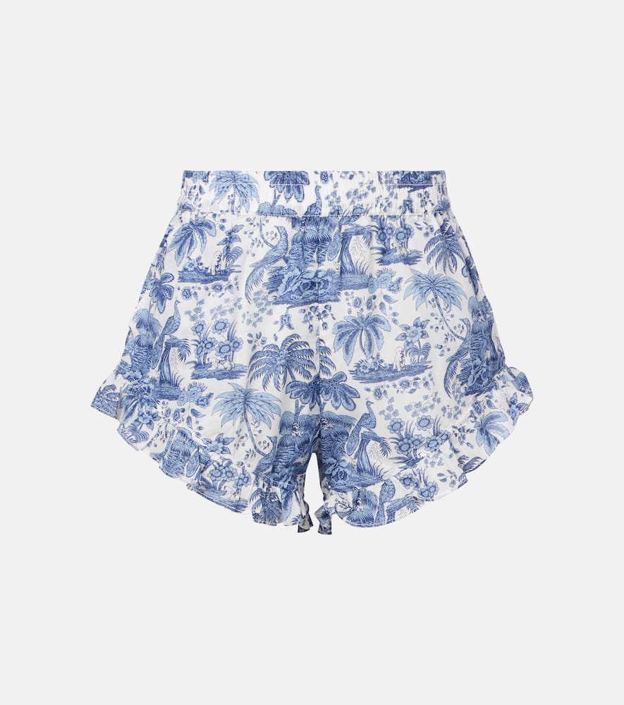 Boyana printed cotton toile shorts