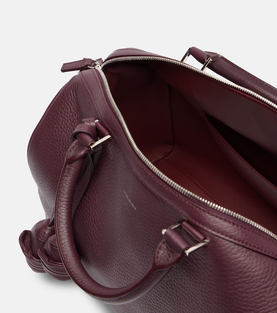 Magda Butrym Varsovia Leather Duffel Bag In Burgundy