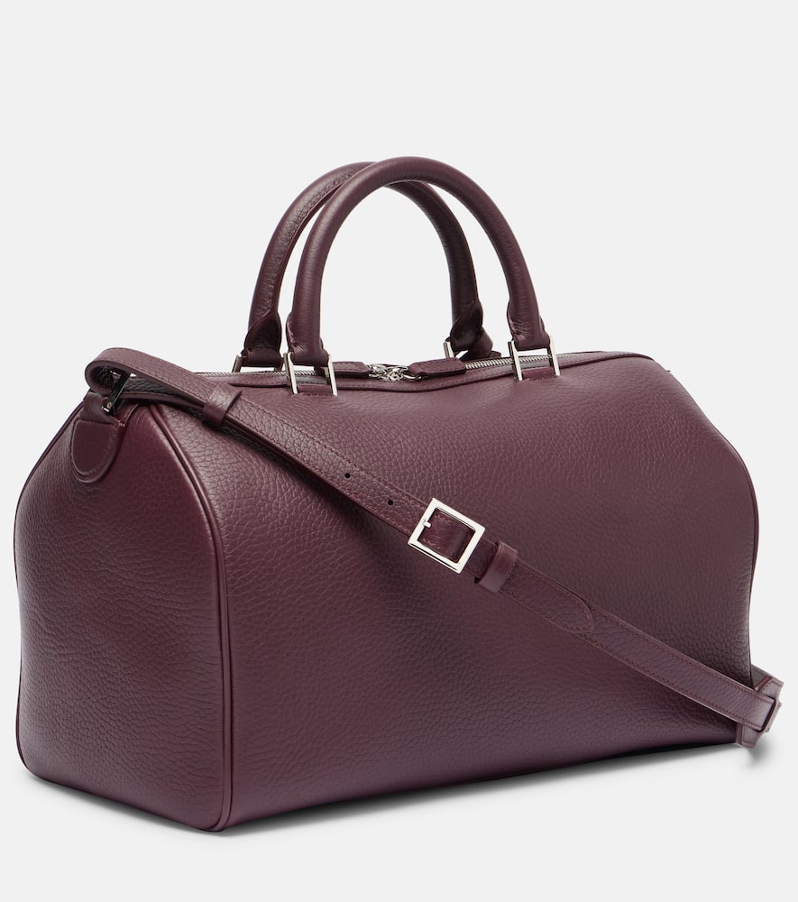 Magda Butrym Varsovia Leather Duffel Bag In Burgundy