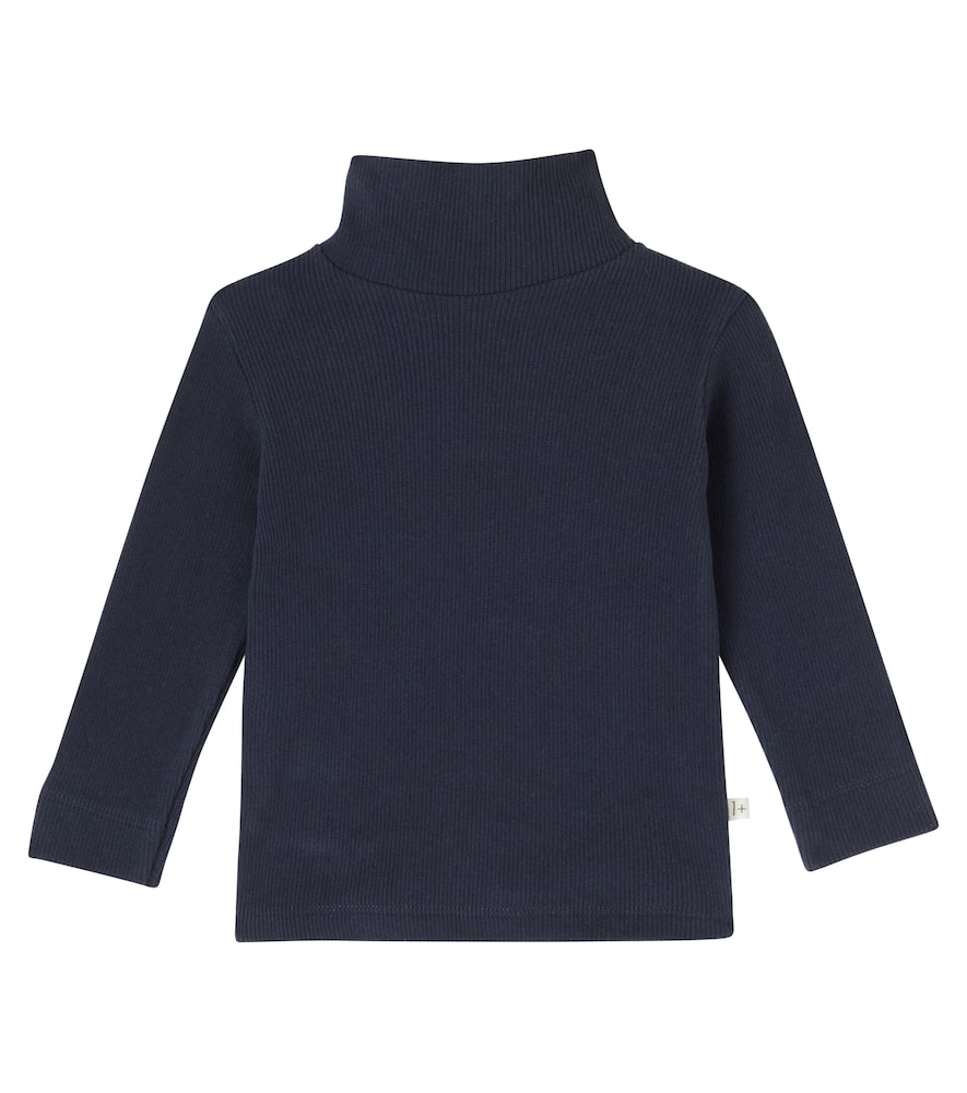 1+ In The Family Baby Aritz Ribbed-knit Tshirt In Blue