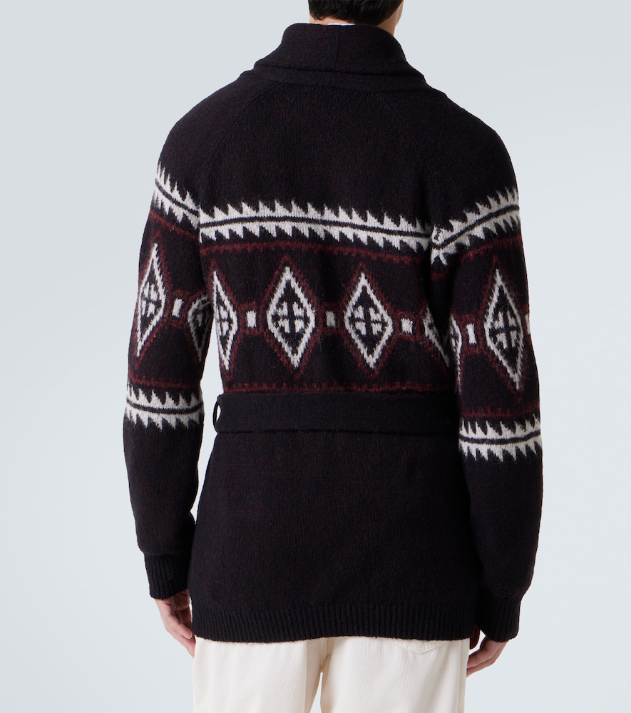 Wool, Silk, And Cashmere Cardigan