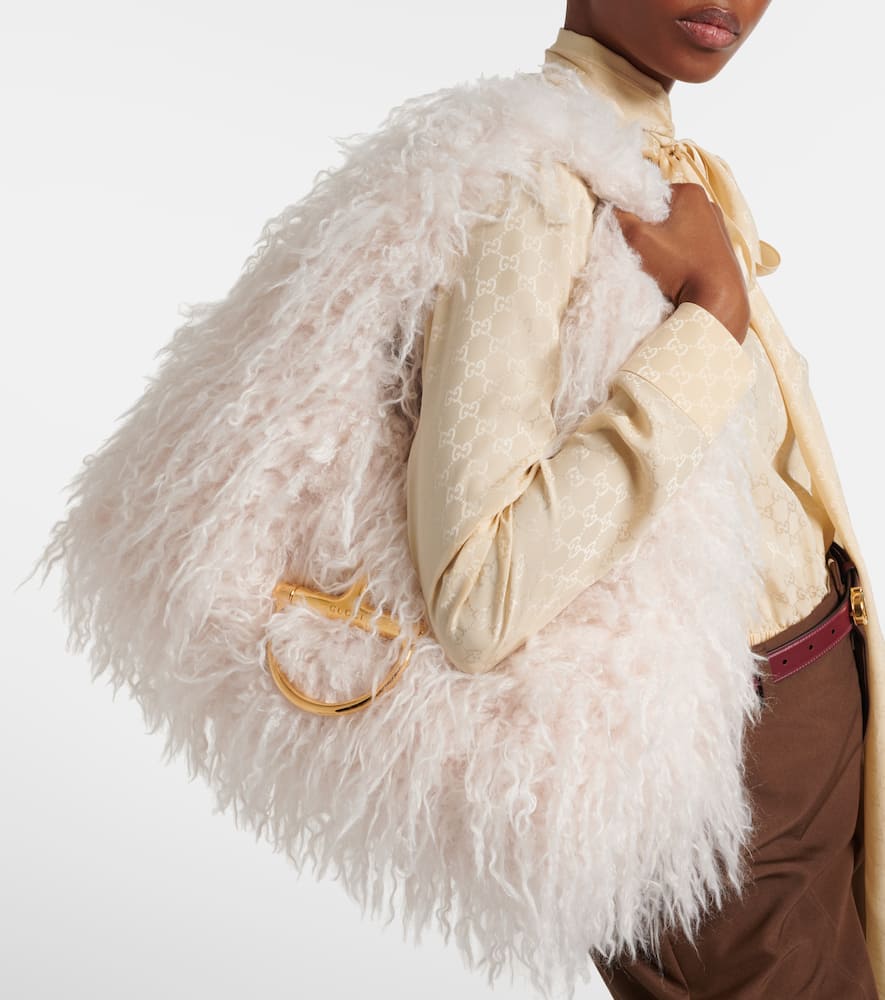 Gucci Softbit Maxi Tote Bag In White