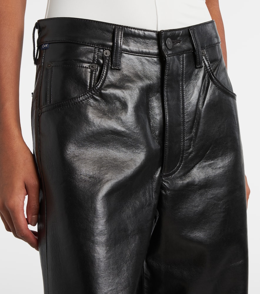 Citizen Of Humanity Ayla High-rise Wide-leg Pants In Black