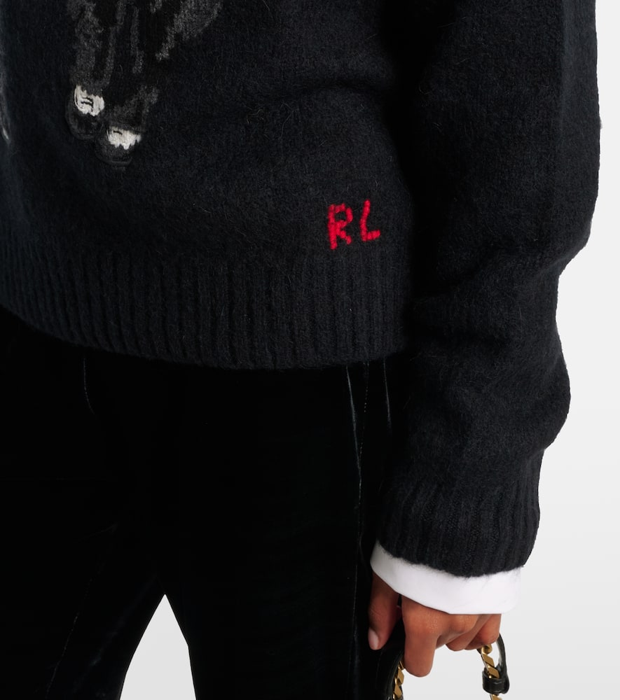 Polo Ralph Lauren Polo Bear Wool-blend Sweater In Multi