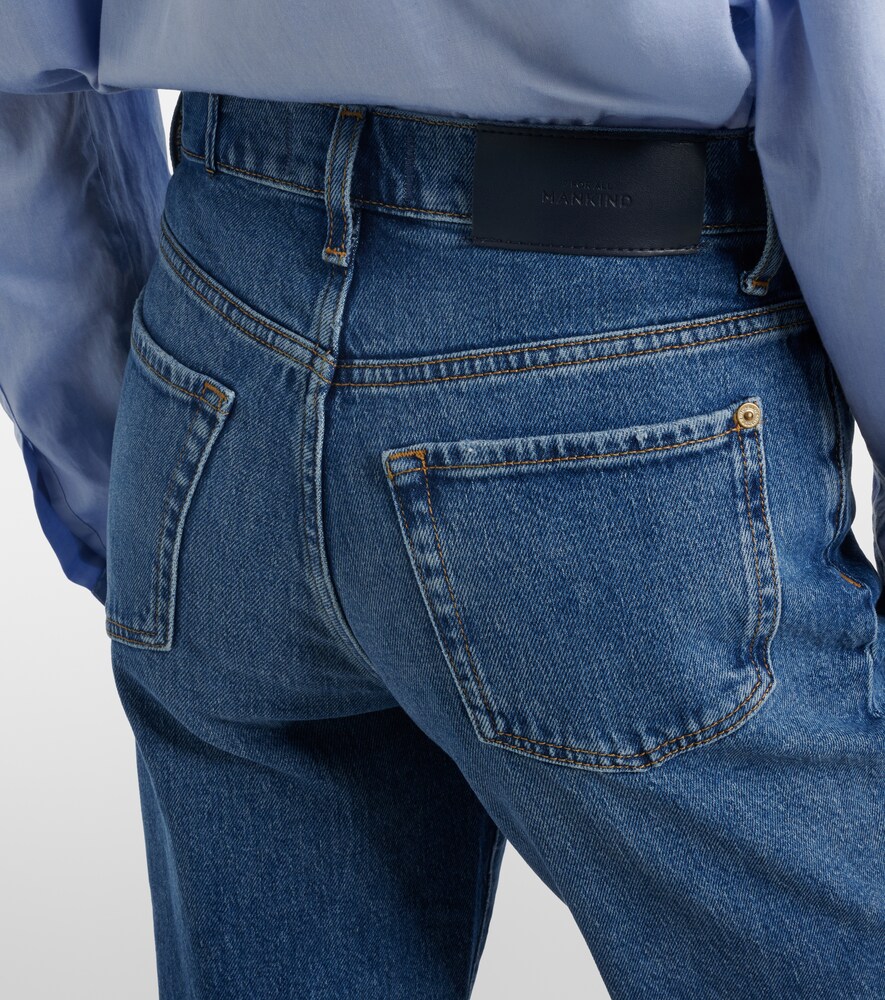 Retro Flare Mid-Rise Flared Jeans