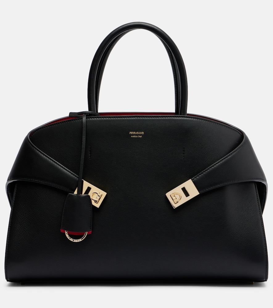 Ferragamo Hug Medium leather top-handle bag