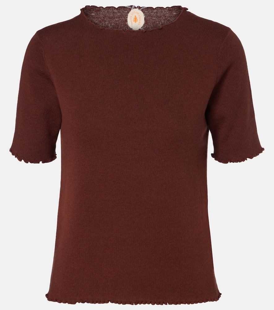 Jardin des Orangers Cotton, silk, and cashmere sweater