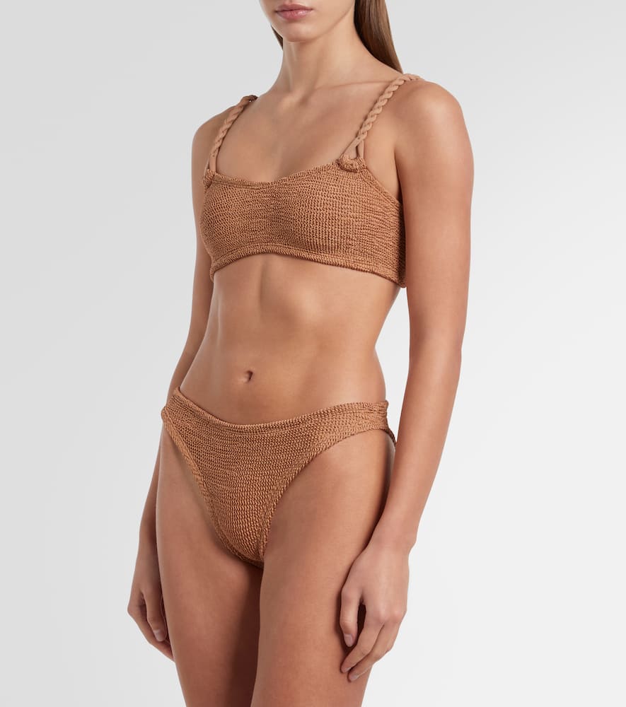 Hunza G Phoebe Bikini In Animal Print