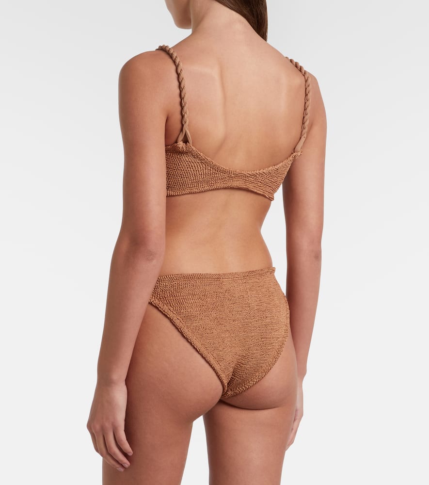 Hunza G Phoebe Bikini In Animal Print