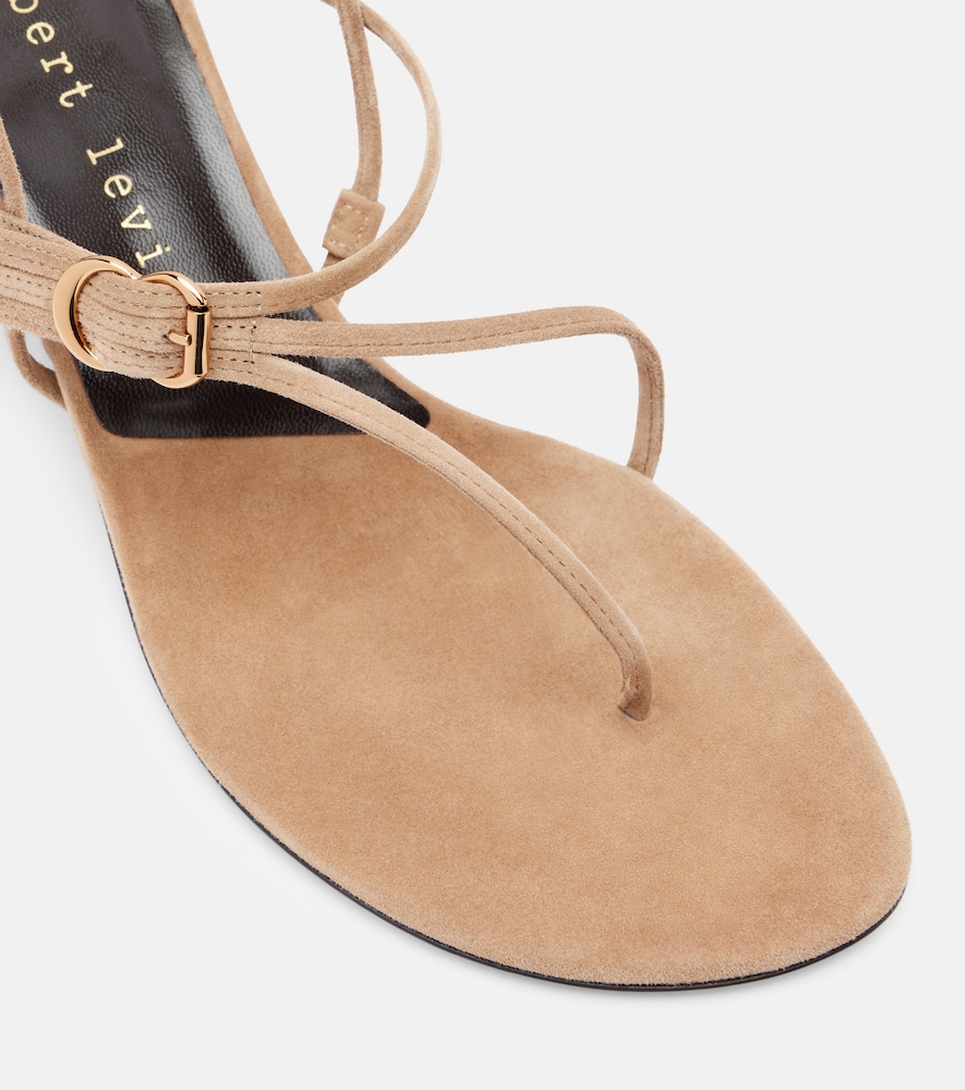 Herbert Levine Herbert Levine Starry-eyed 55 Suede Thong Sandals 