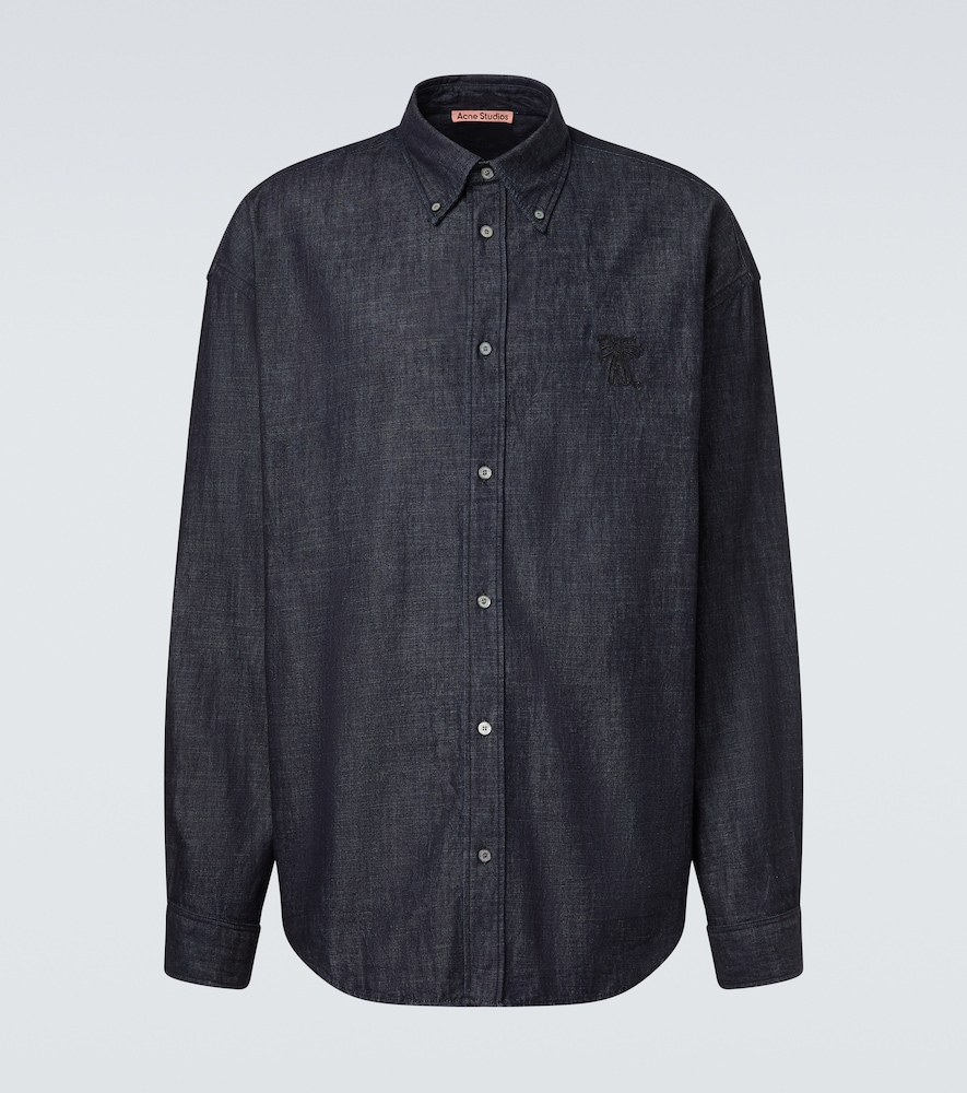 Acne Studios Embroidered denim shirt