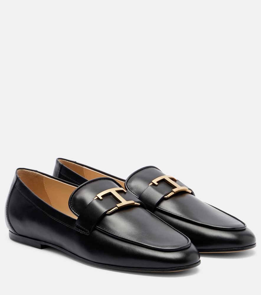 Tod's Donna Mocassini T Timeless In Pelle Nero Eu Taglia 40- Mytheresa