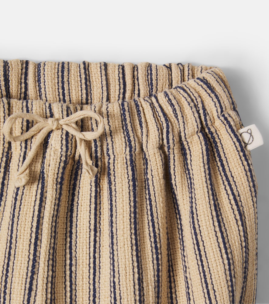  Cozmo Cozmo Enzo Striped Cotton Pants 