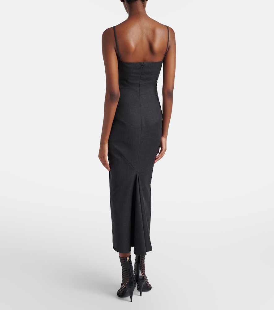  Givenchy Givenchy Midikleid Aus Wolle 
