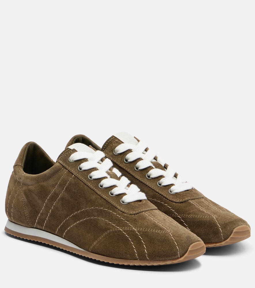 Totême Suede Sneakers In Brown