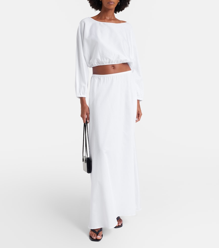 Leset Yoko cotton maxi skirt