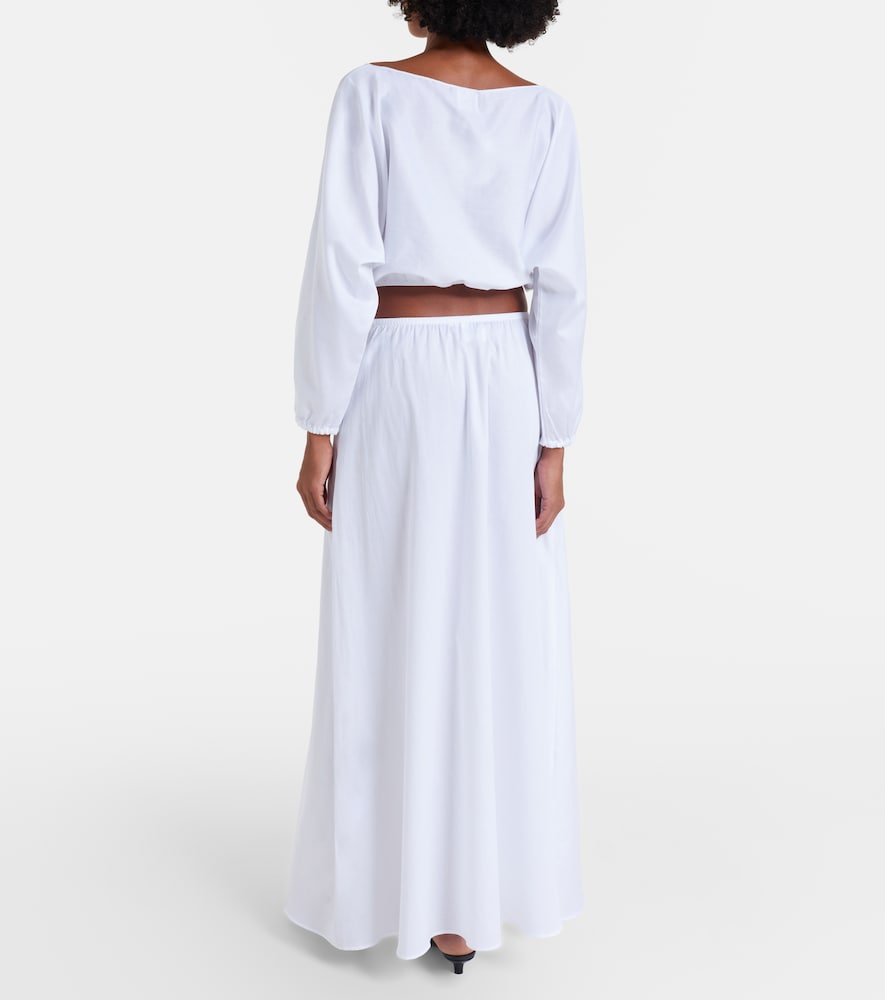  Leset Leset Yoko Cotton Maxi Skirt 