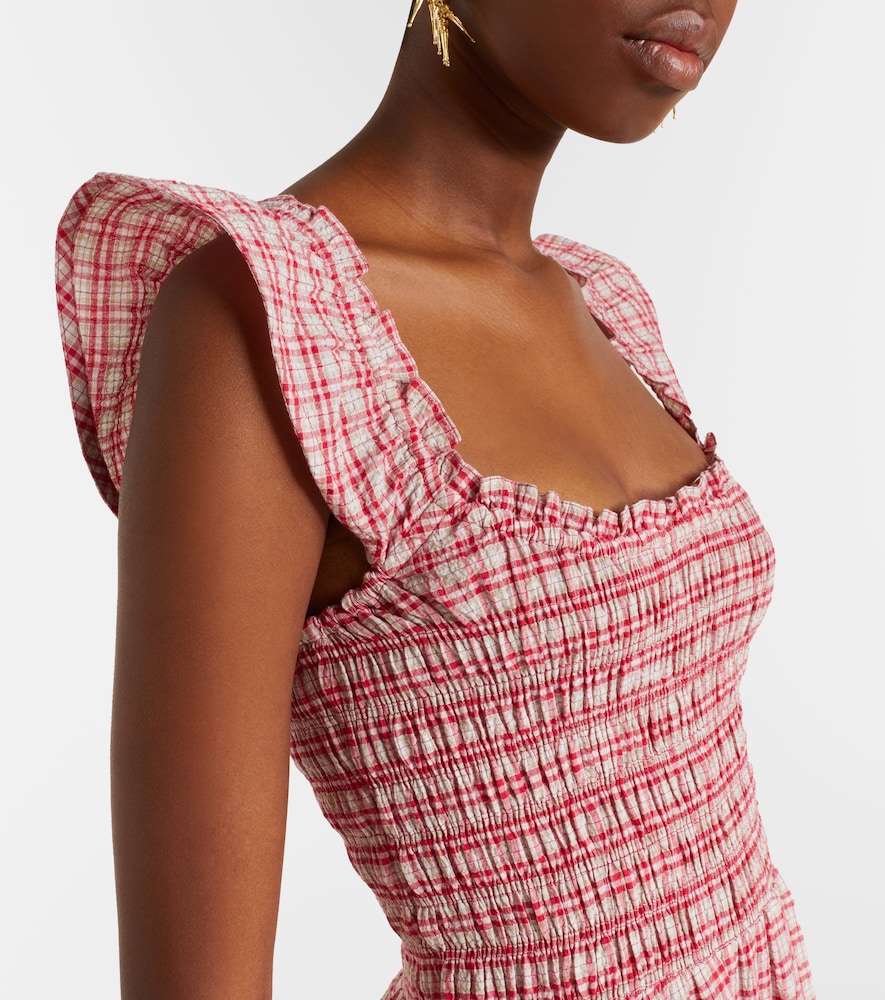  Faithfull Faithfull Midikleid Eudora Aus Baumwolle 