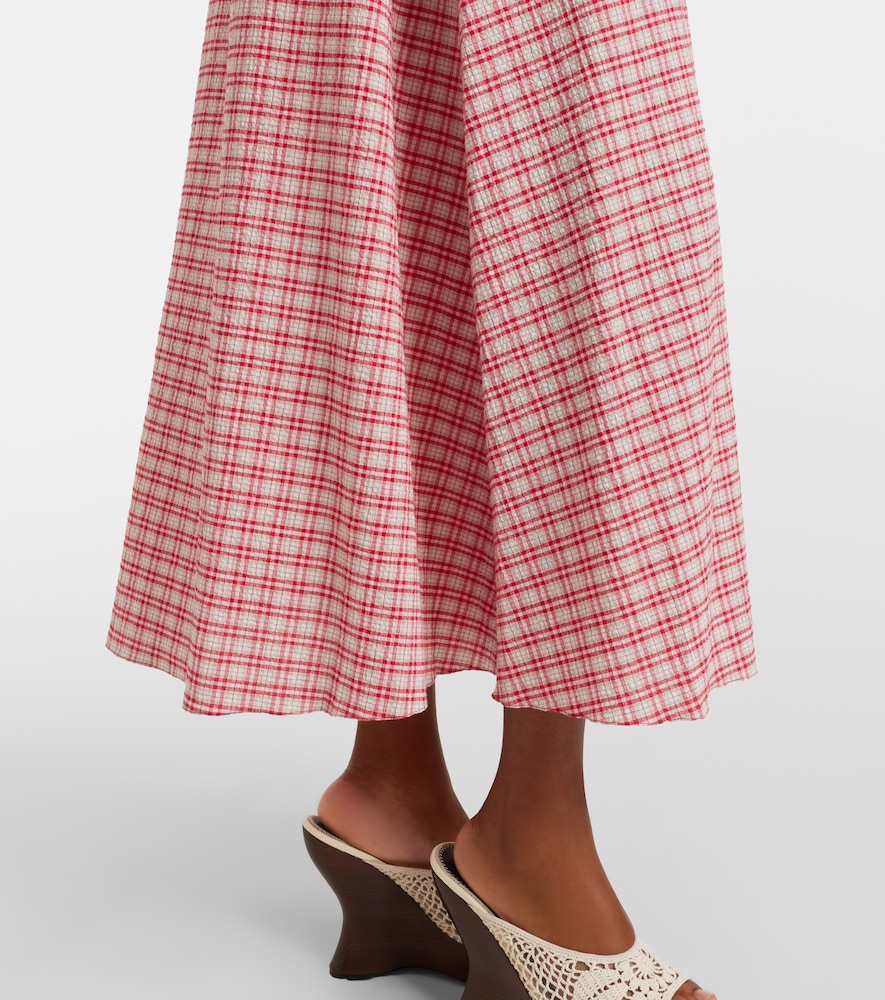  Faithfull Faithfull Midikleid Eudora Aus Baumwolle 