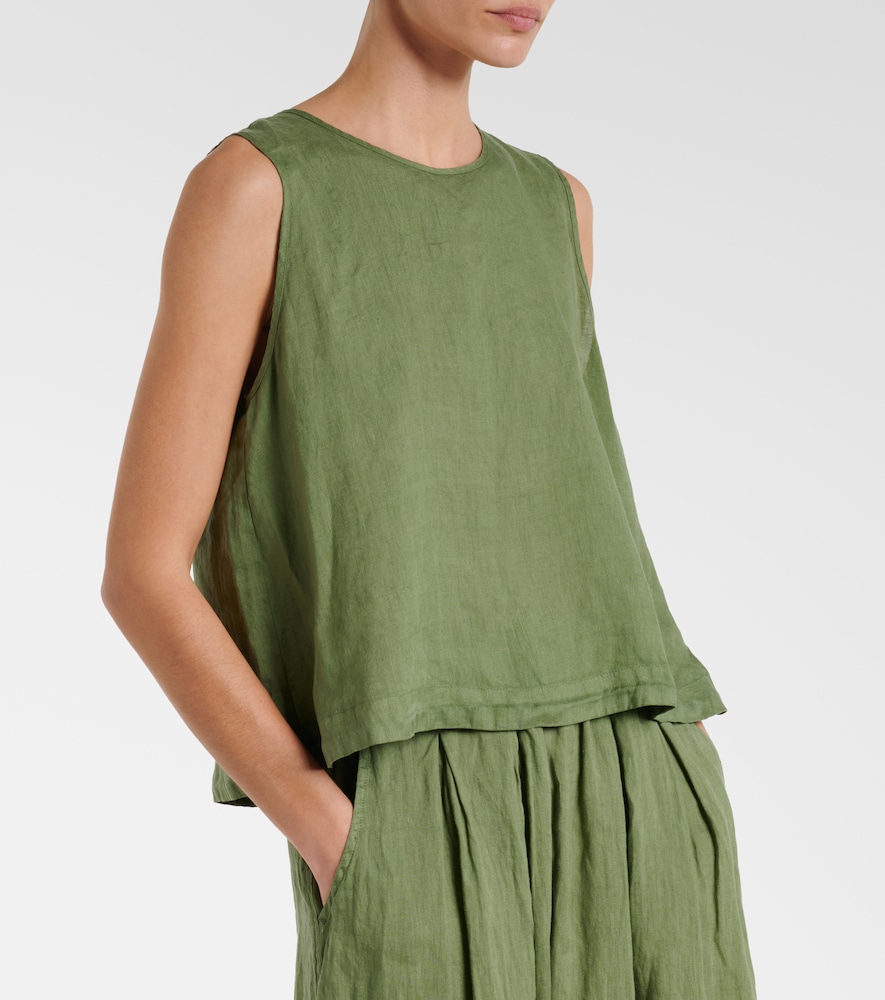 Velvet Maxine linen top