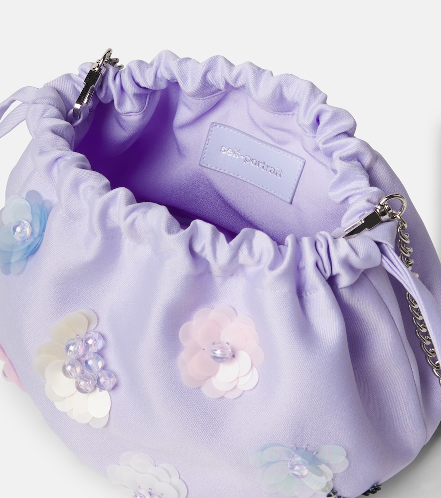 Self-portrait Kids Self-portrait Kids Embellished Bucket Bag 