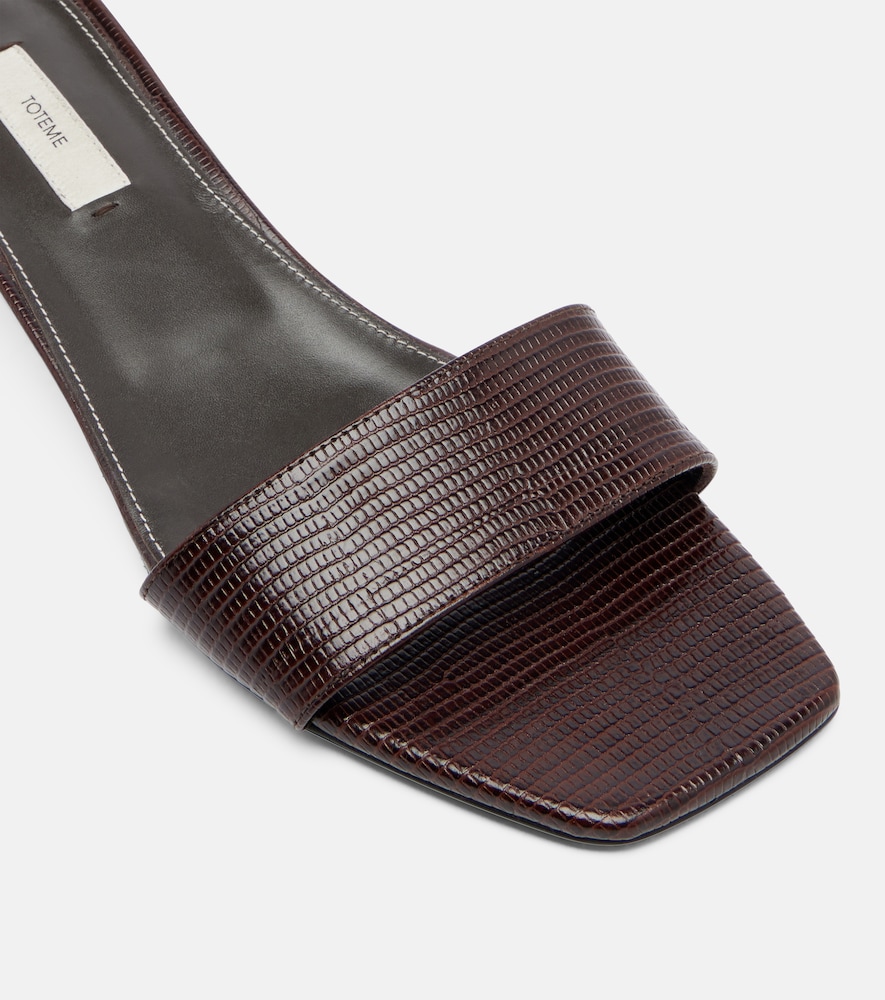  Toteme Toteme Embossed Leather Mules 