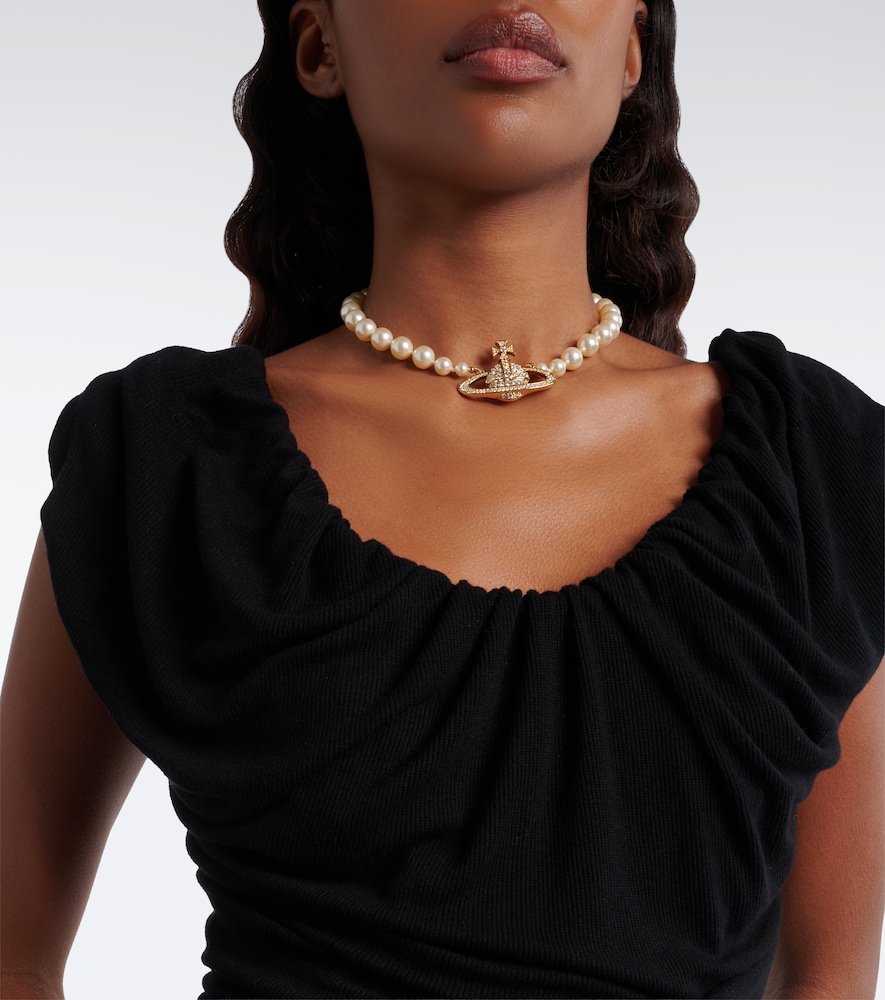 Ginnie Orb Draped Jersey Top