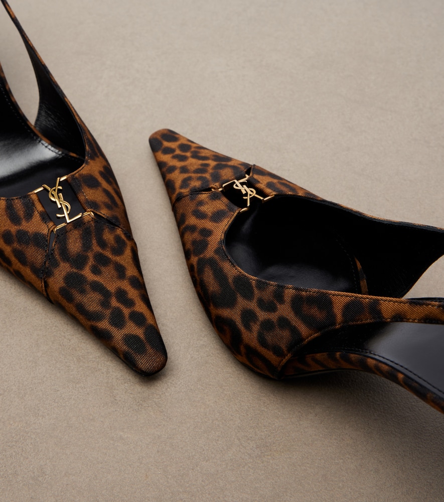  Saint Laurent Saint Laurent Babylone Breteuil Slingback Pumps 