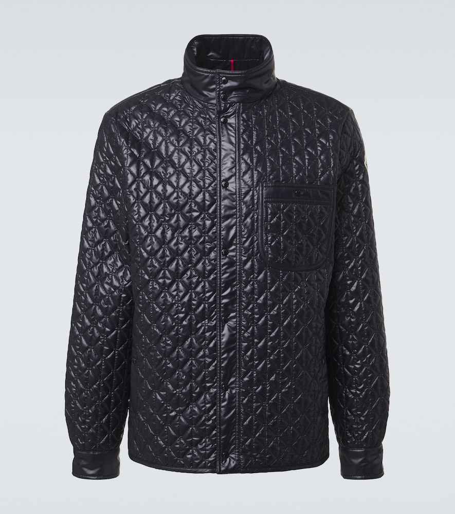 Moncler Men's Blue Quilted Jacket UK Size 42 - Mytheresa