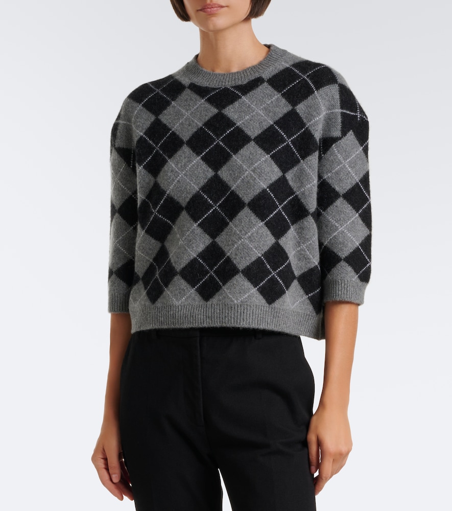 Karlie Argyle Cashmere Sweater