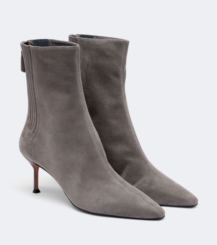 Ankle Boots Saint Honoré aus Veloursleder