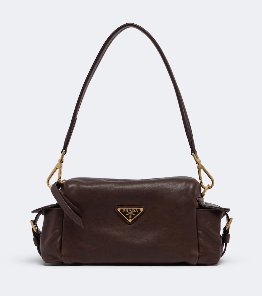 Schultertasche  Explore Small aus Leder