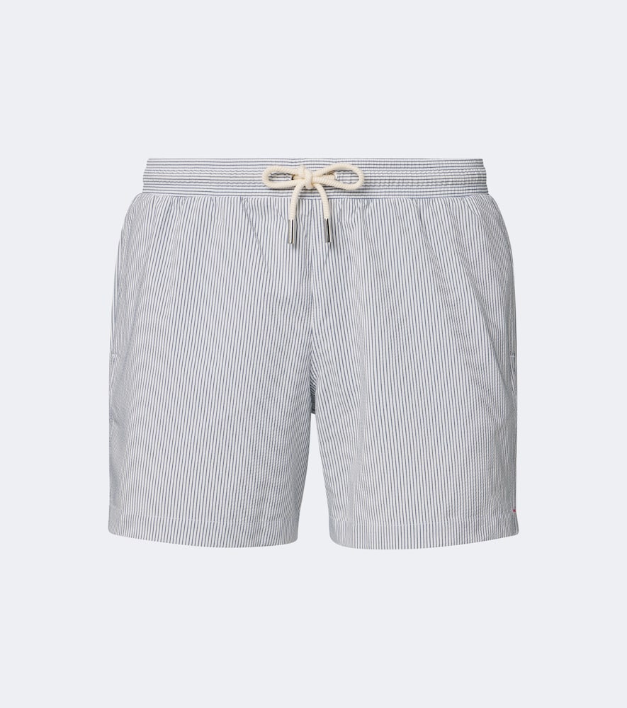 Badeshorts Boxer III aus Seersucker