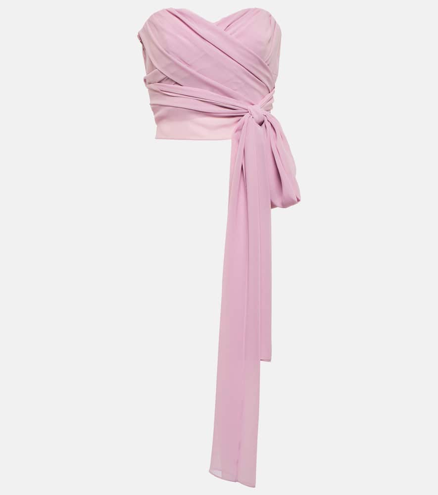Max Mara Bridal Essere silk georgette top