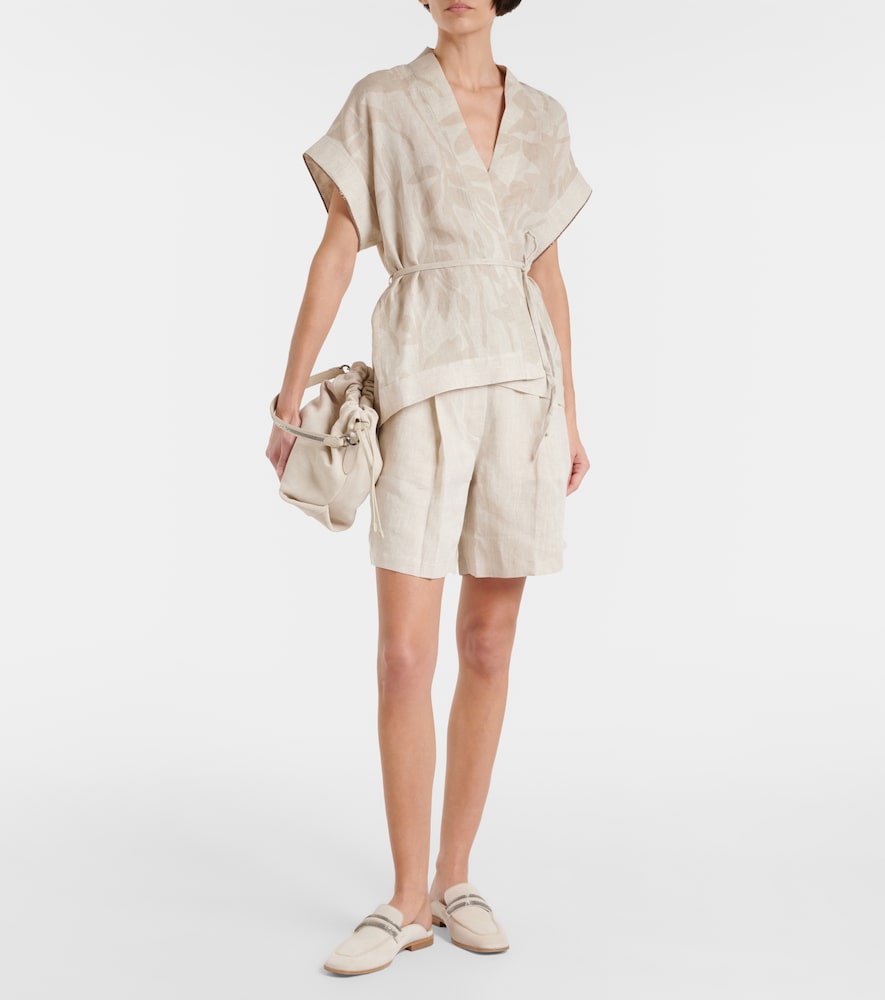  Brunello Cucinelli Brunello Cucinelli Linen Top 