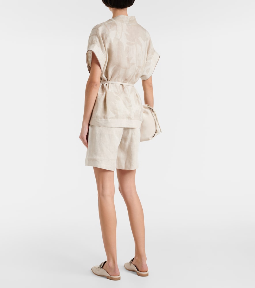  Brunello Cucinelli Brunello Cucinelli Linen Top 