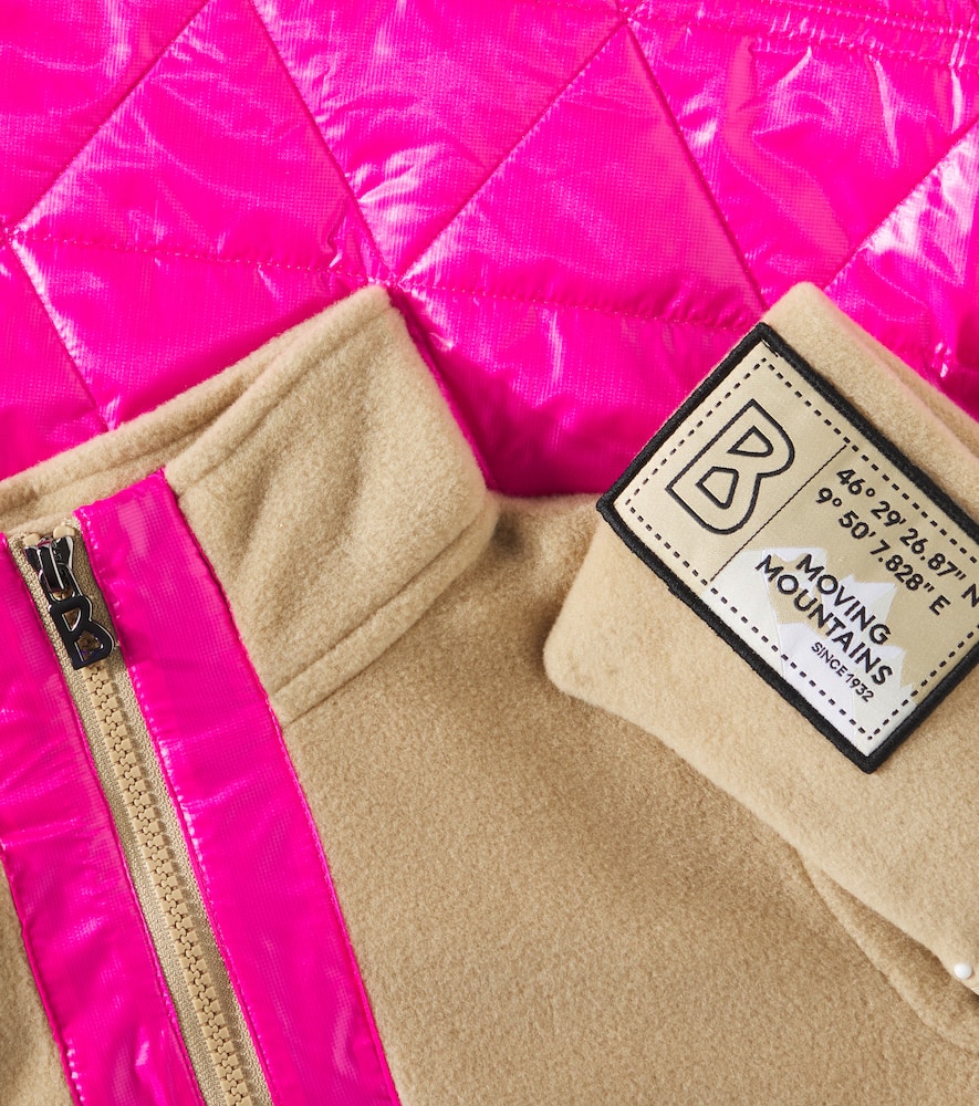 Bogner Ofelia Fleece Technical Jacket In Beige