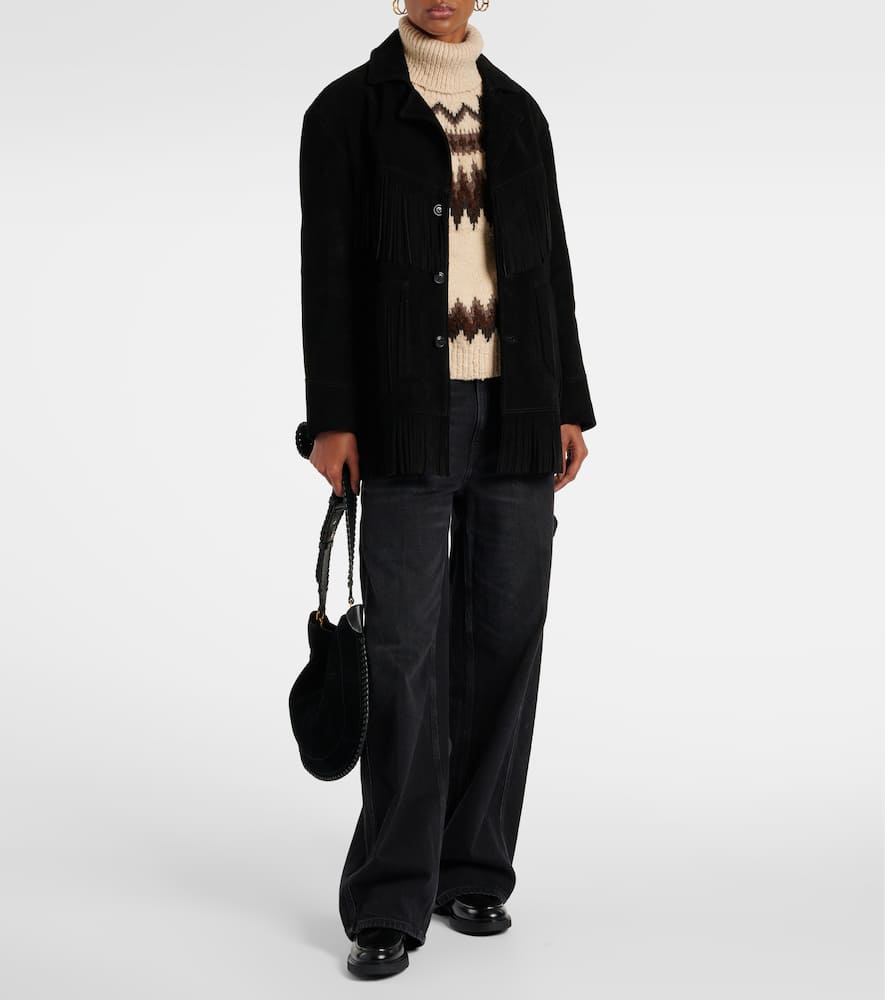 Polo Ralph Lauren Fair-isle Roll-neck Sweater In Beige