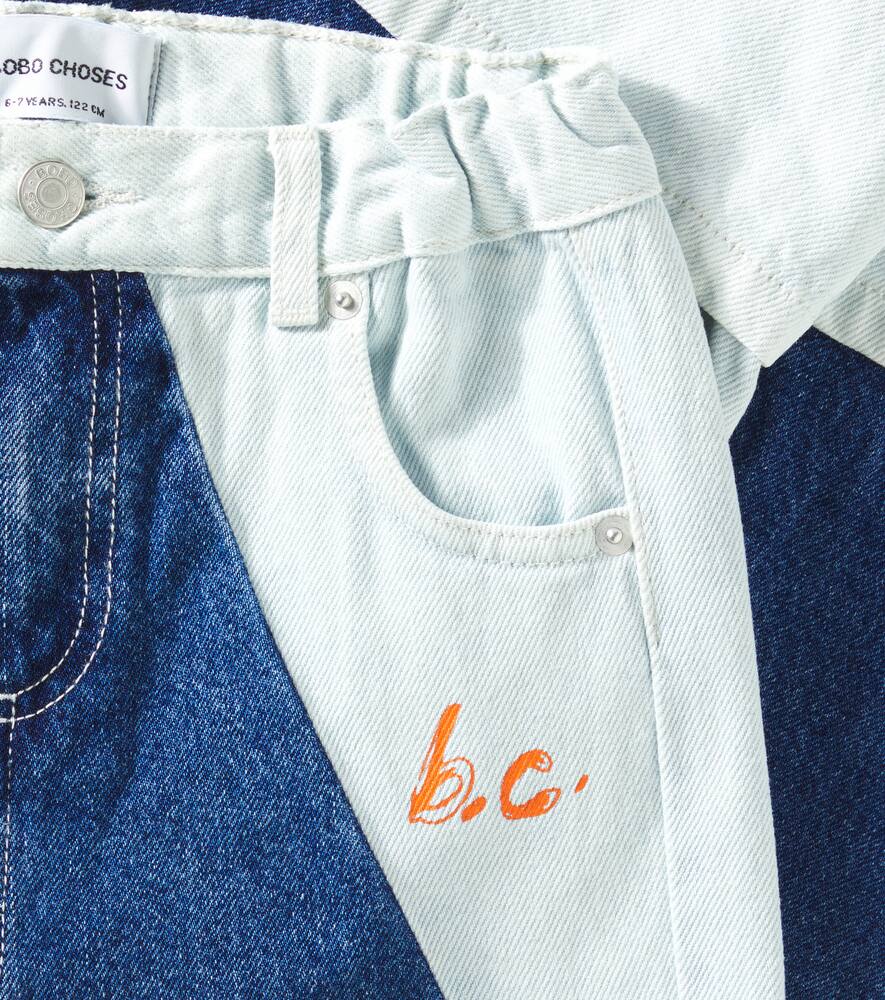 Bobo Choses Bc Paneled Straight Jeans In Blue