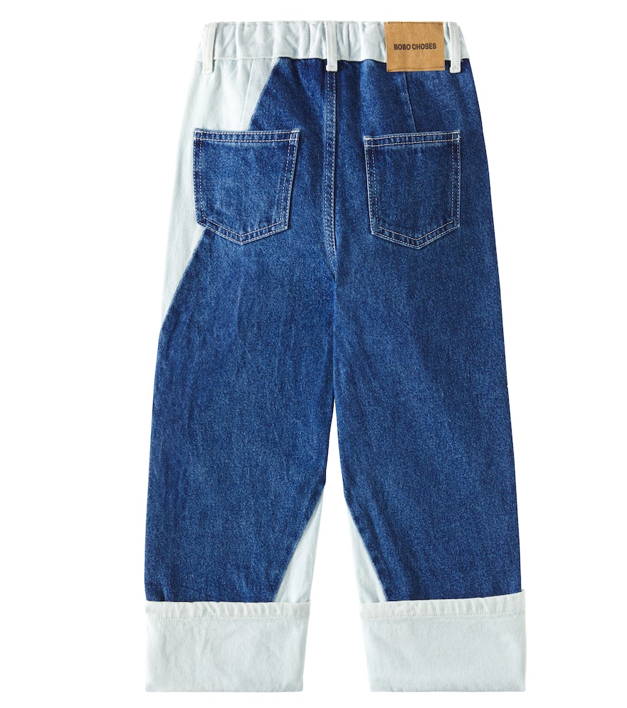 Bobo Choses Bc Paneled Straight Jeans In Blue