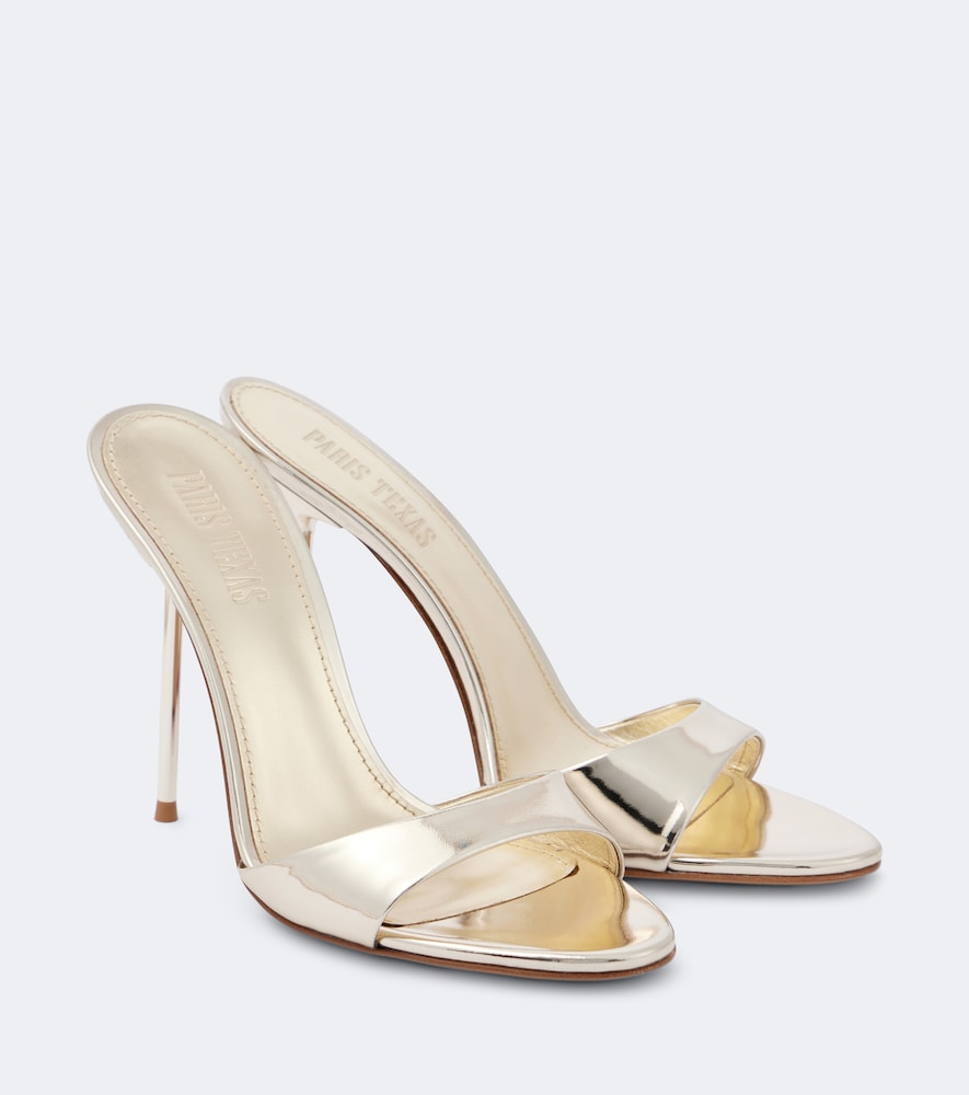 Lidia 105 Mirrored Mules
