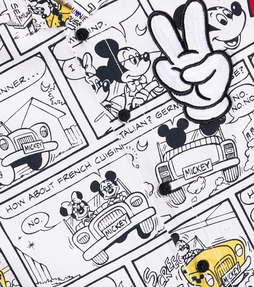 Marc Jacobs X Disney Printed Cotton Shirt In White