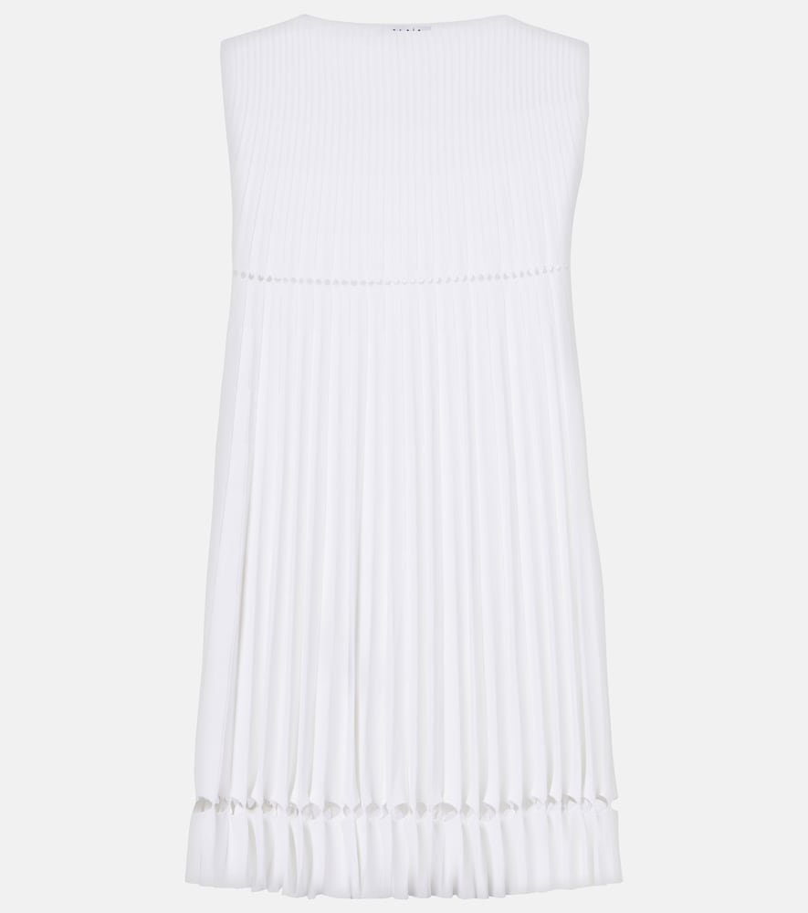 Alaia Alaïa Plissé pointelle minidress