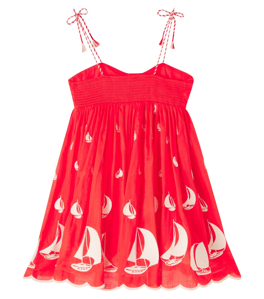  Zimmermann Kids Zimmermann Kids Bedrucktes Kleid Scarborough Aus Baumwolle 