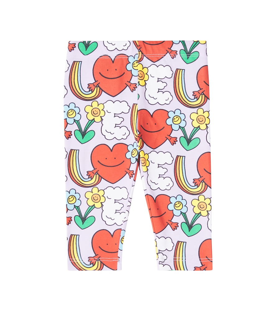 Stella McCartney Kids Baby Rainbow Love cotton leggings　ステラ マッカートニー キッズ ベビー レインボー ラブ コットン レギンス Stella