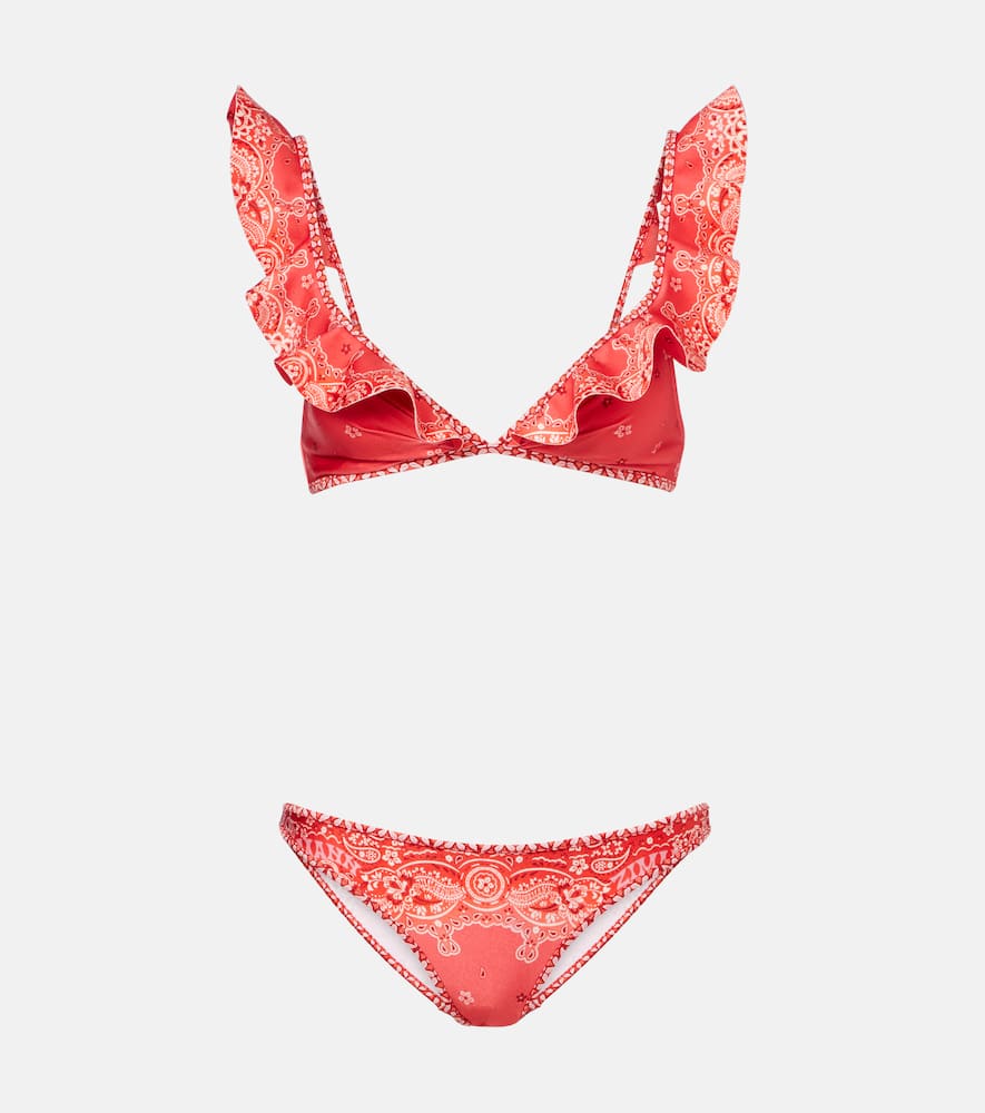 Zimmermann Lucky Ruffled Bikini